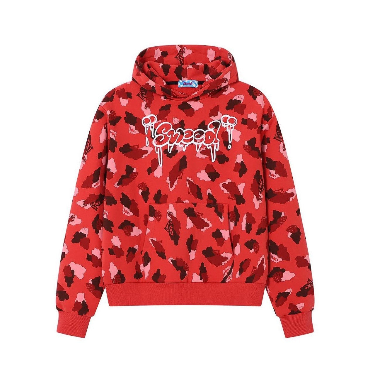 SWEED CAMO HOODIE RED