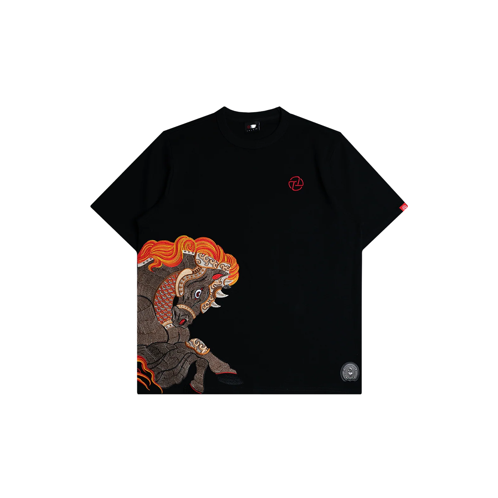 TNTCO SIDE HORSE TEE BLACK