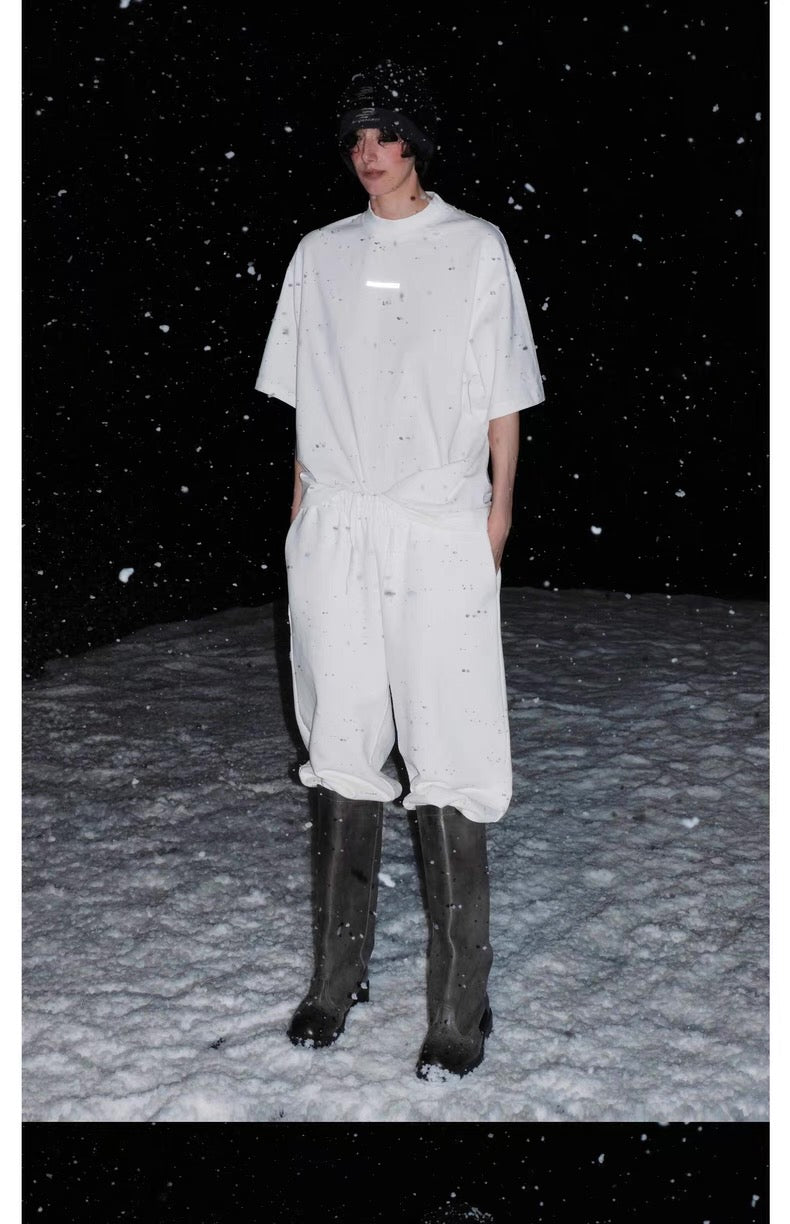 MASONPRINCE SPOKESMAN REFLECTIVE WHITE TEE