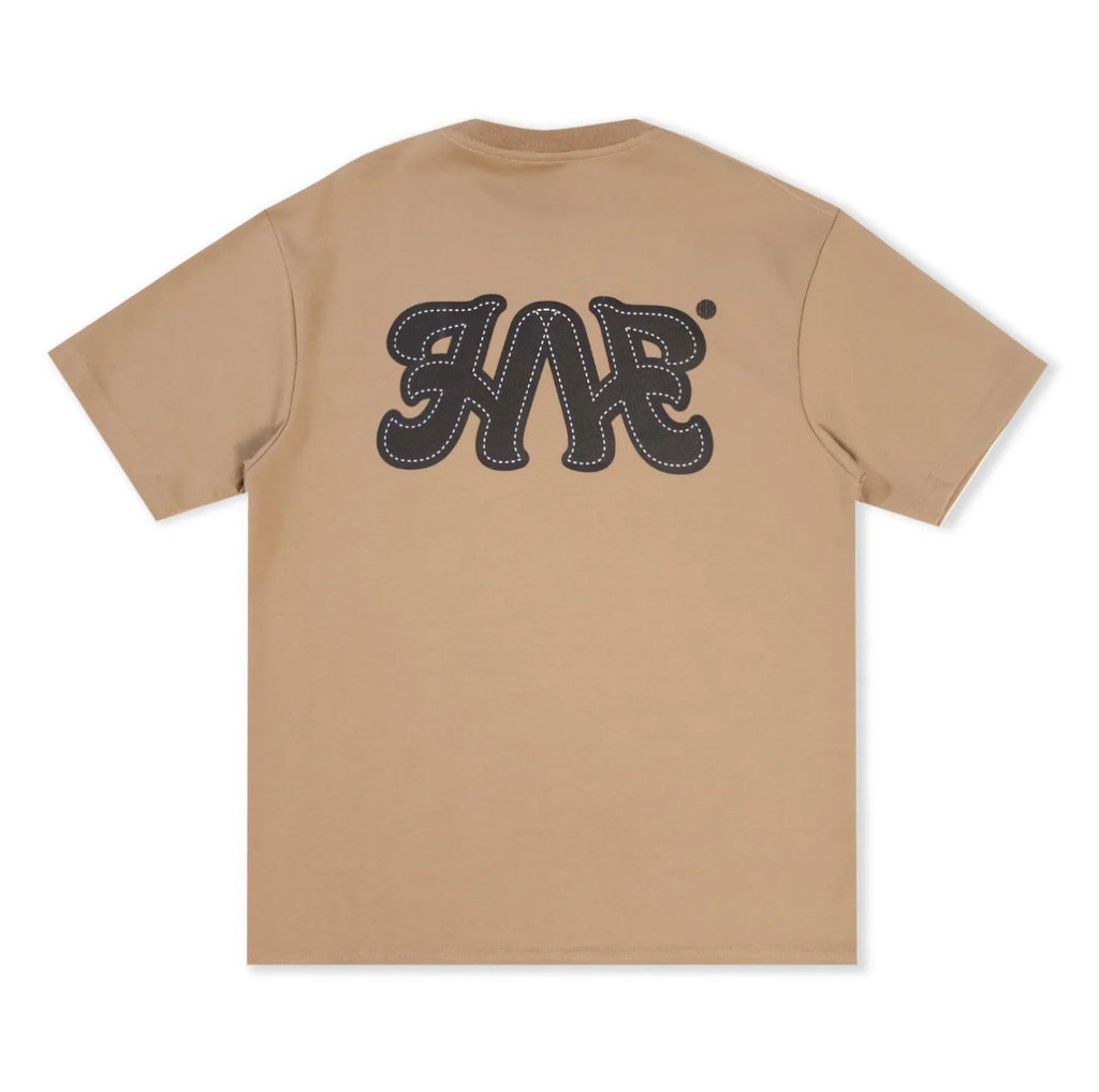 HUB CONCEPT STORE |GRAIN HUB 280GSM OVERSAIZ TEE BROWN