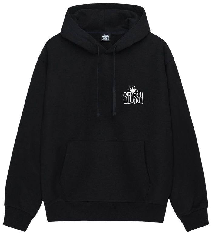 Stussy Crown International hoodie black