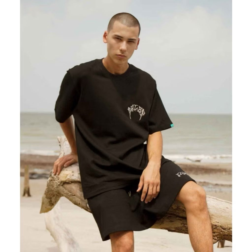 EGLAF RC EMBROIDERY LOGO TEE BLACK
