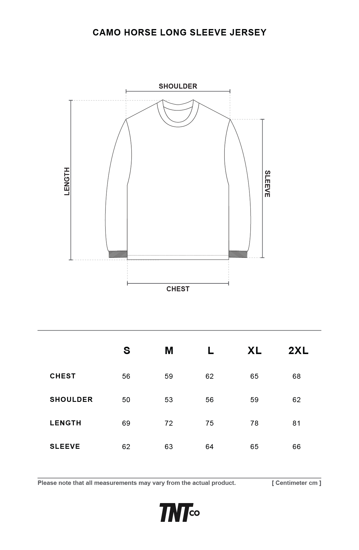 TNTCO CAMO HORSE L/S TEE BLACK CAMOUFLAGE