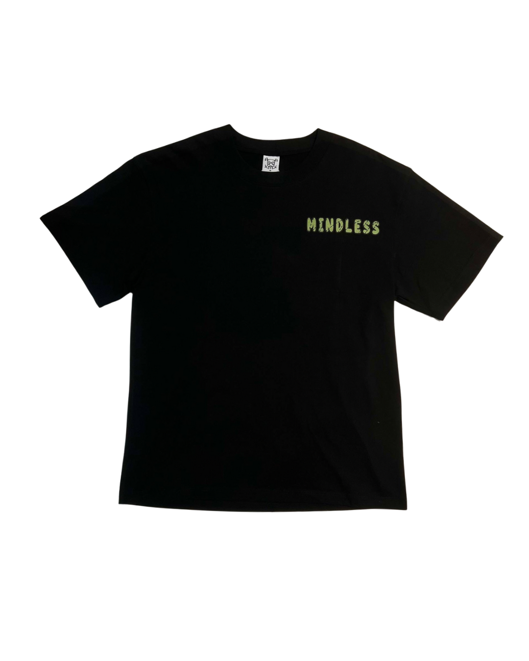 MINDLESS GREEN FOREST LOGO TEE BLACK