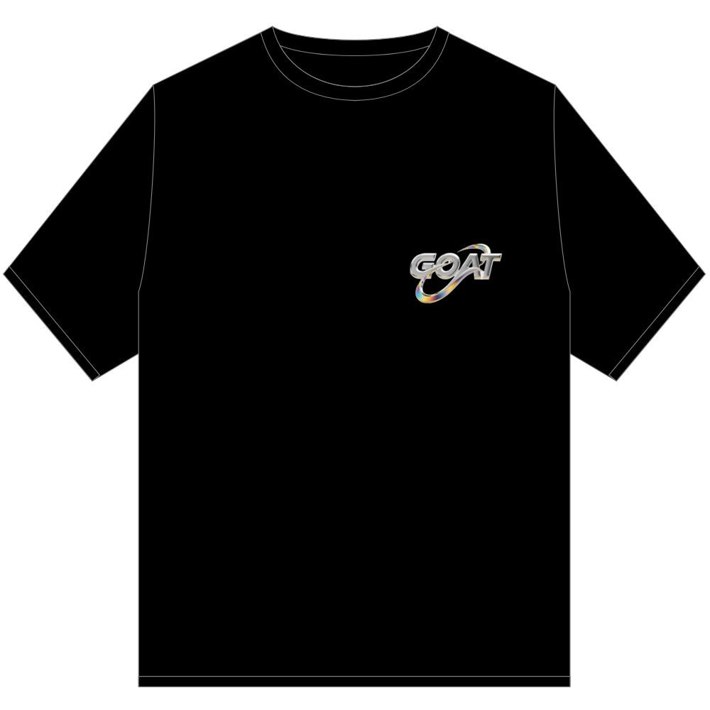 GOAT INFINITY CHROME T SHIRT BLACK