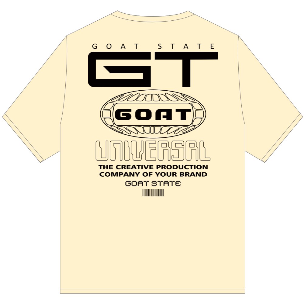 GOAT STATE UNIVERSAL T SHIRT YELLOW