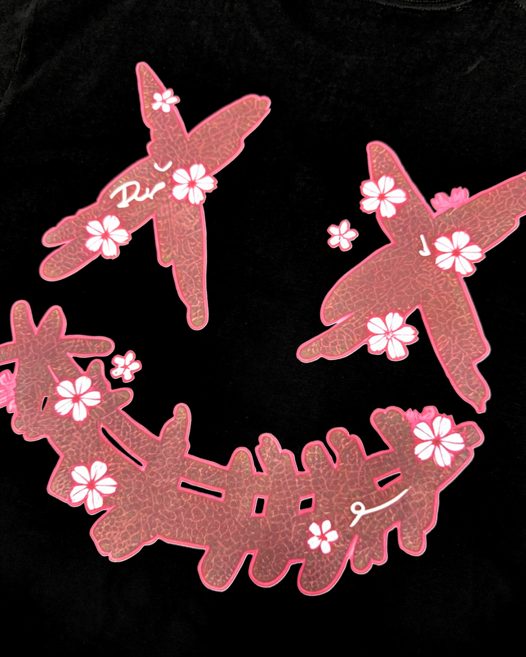 PARODY SMILEY FACE DESIGN 046 BLACK T SHIRT