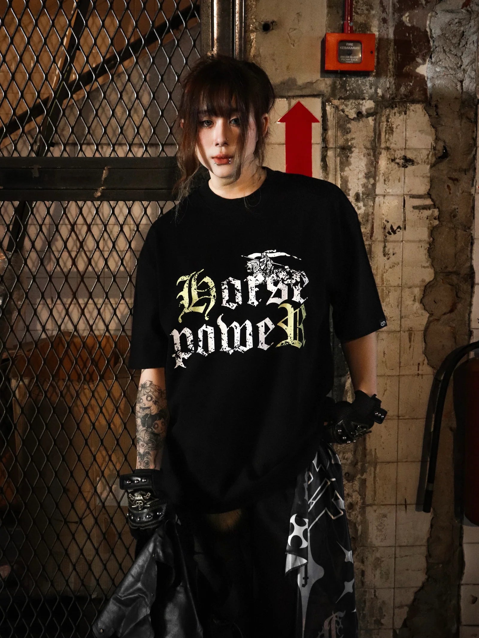 FRDCO HORSE POWER TEE BLACK