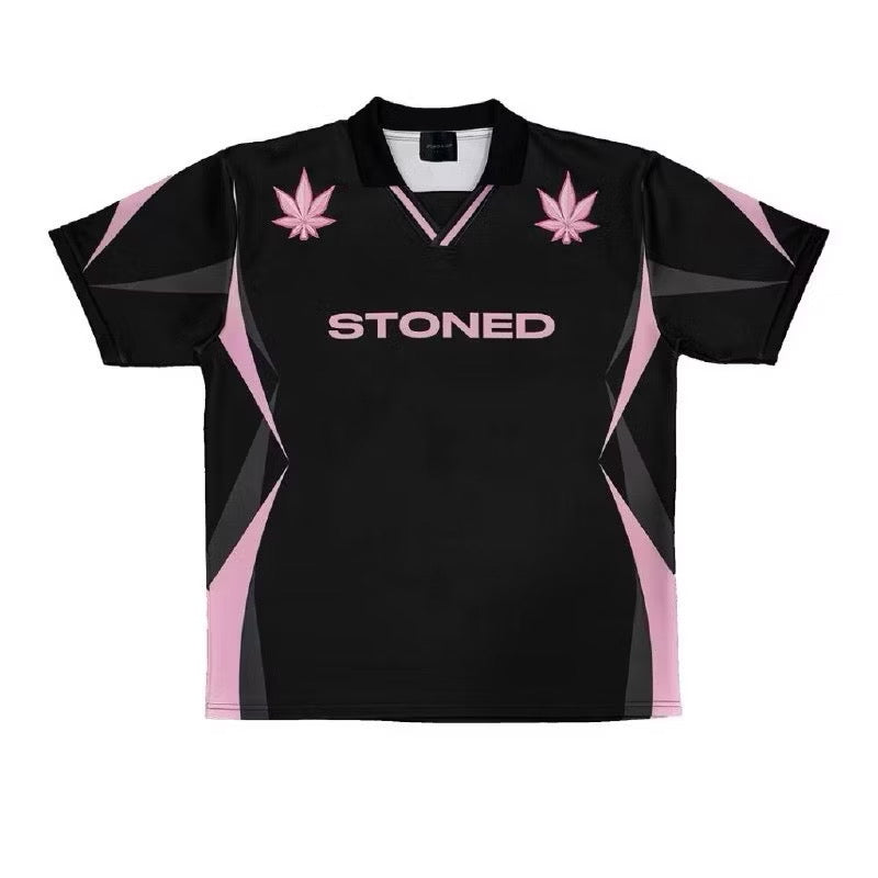 STONED CLASSIC: RETRO UIP JERSEY BLACK PINK