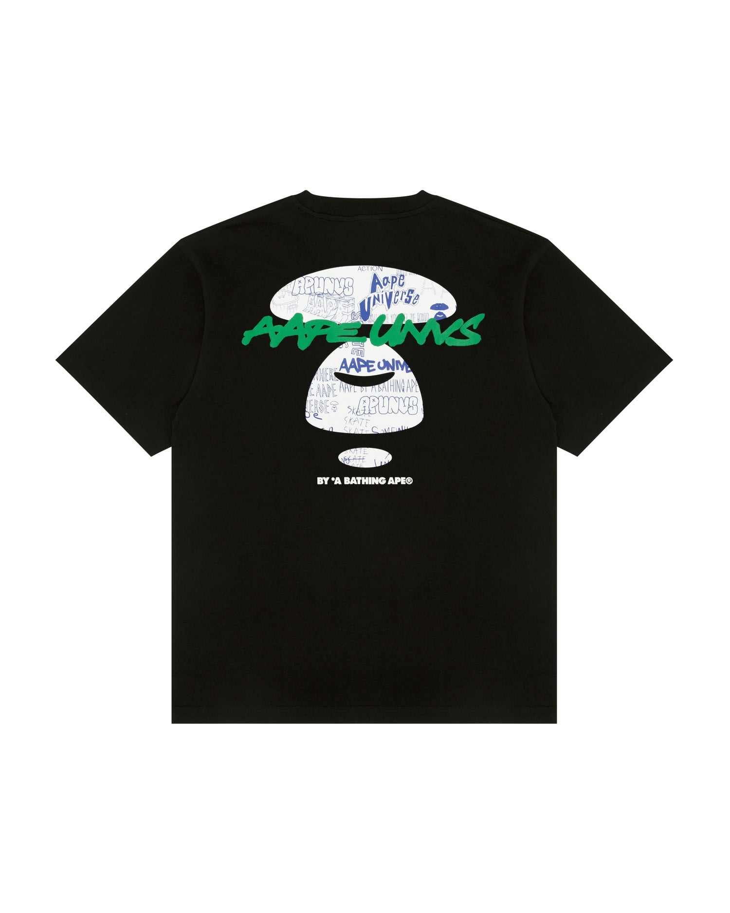 BAPE AAPE UNIVERSE TEE BLACK