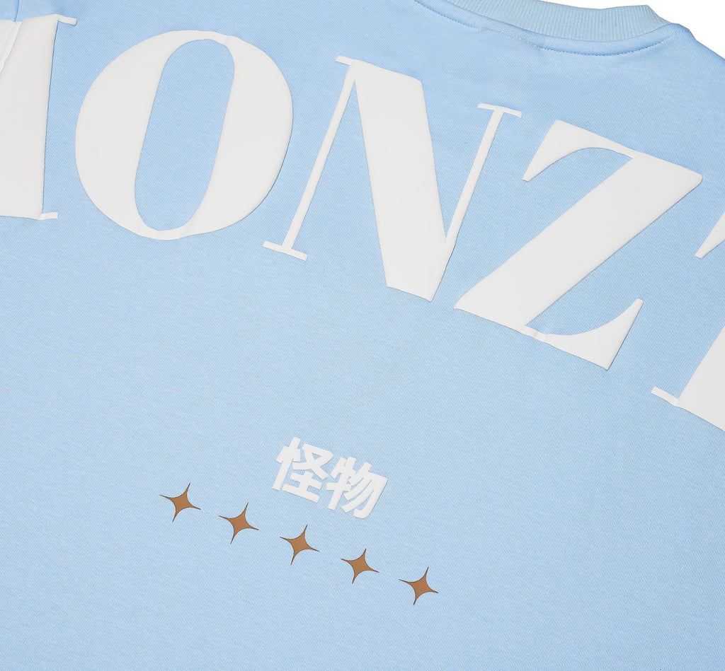 MONZTR ESSENTIAL PUFF TEE BLUE