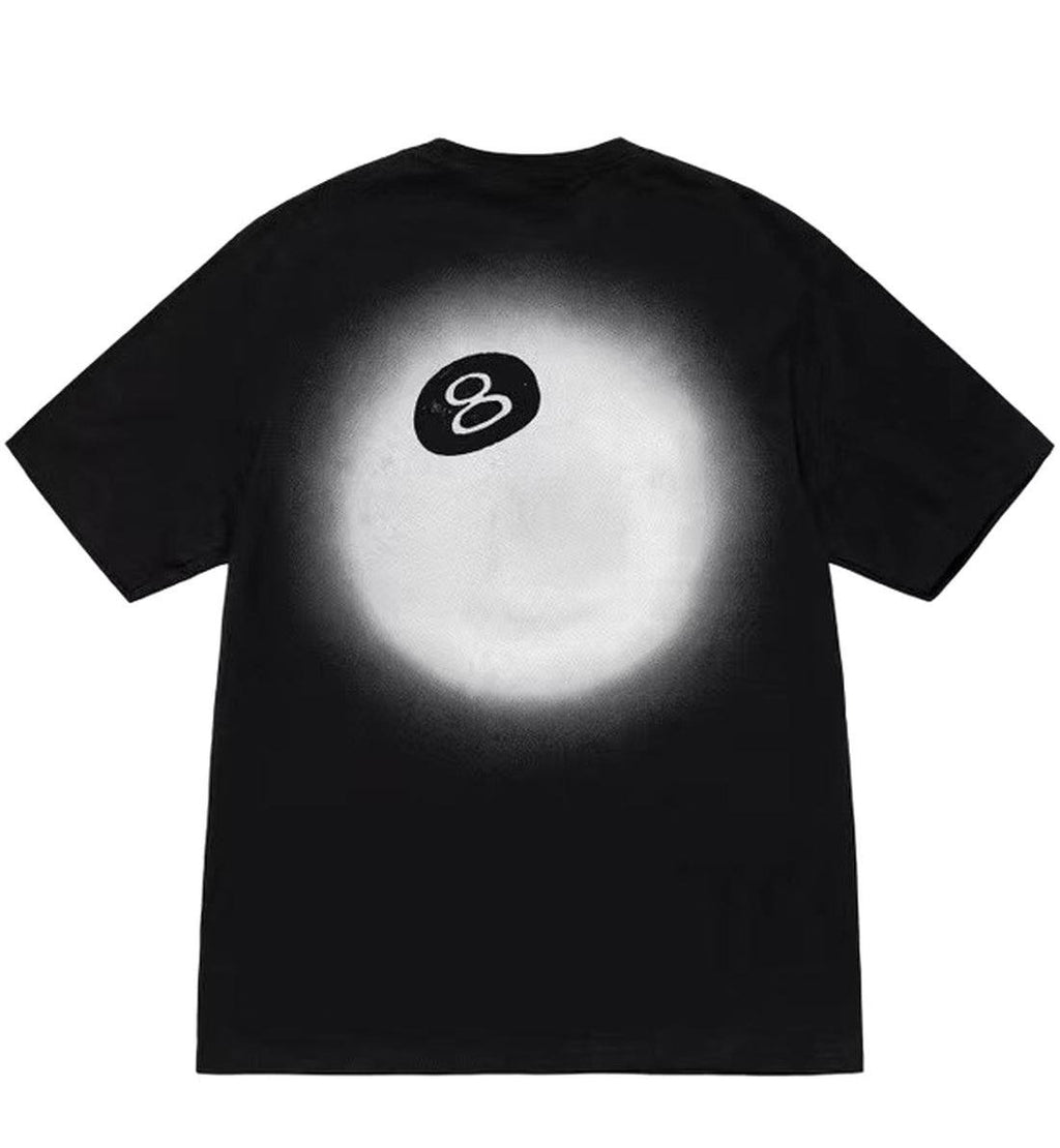 Stüssy 8 Ball Fade Tee Black