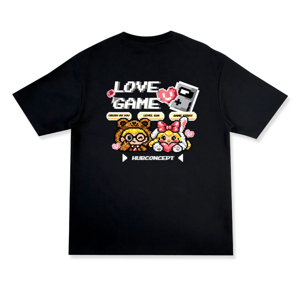 HUBCO PIXEL CRUSH TEE BLACK