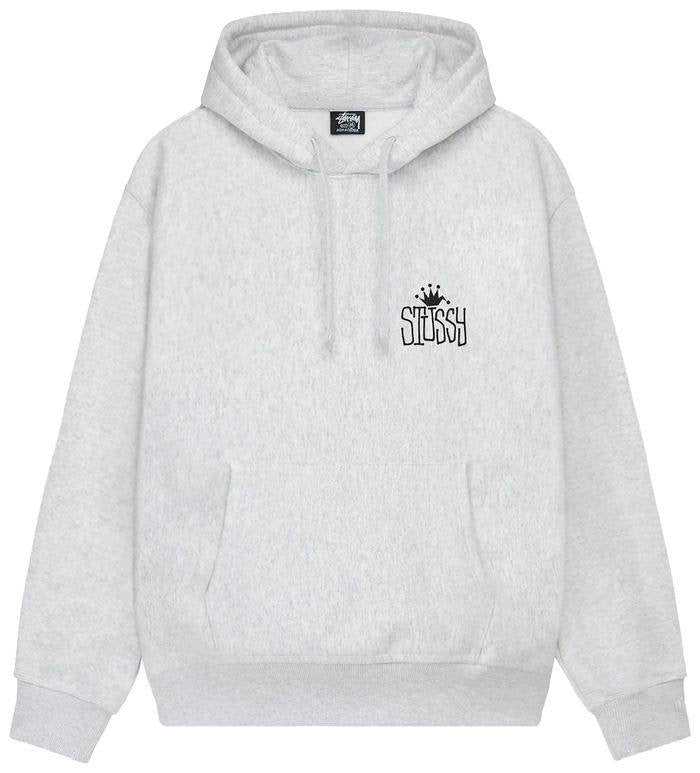 Stussy Crown International hoodie grey