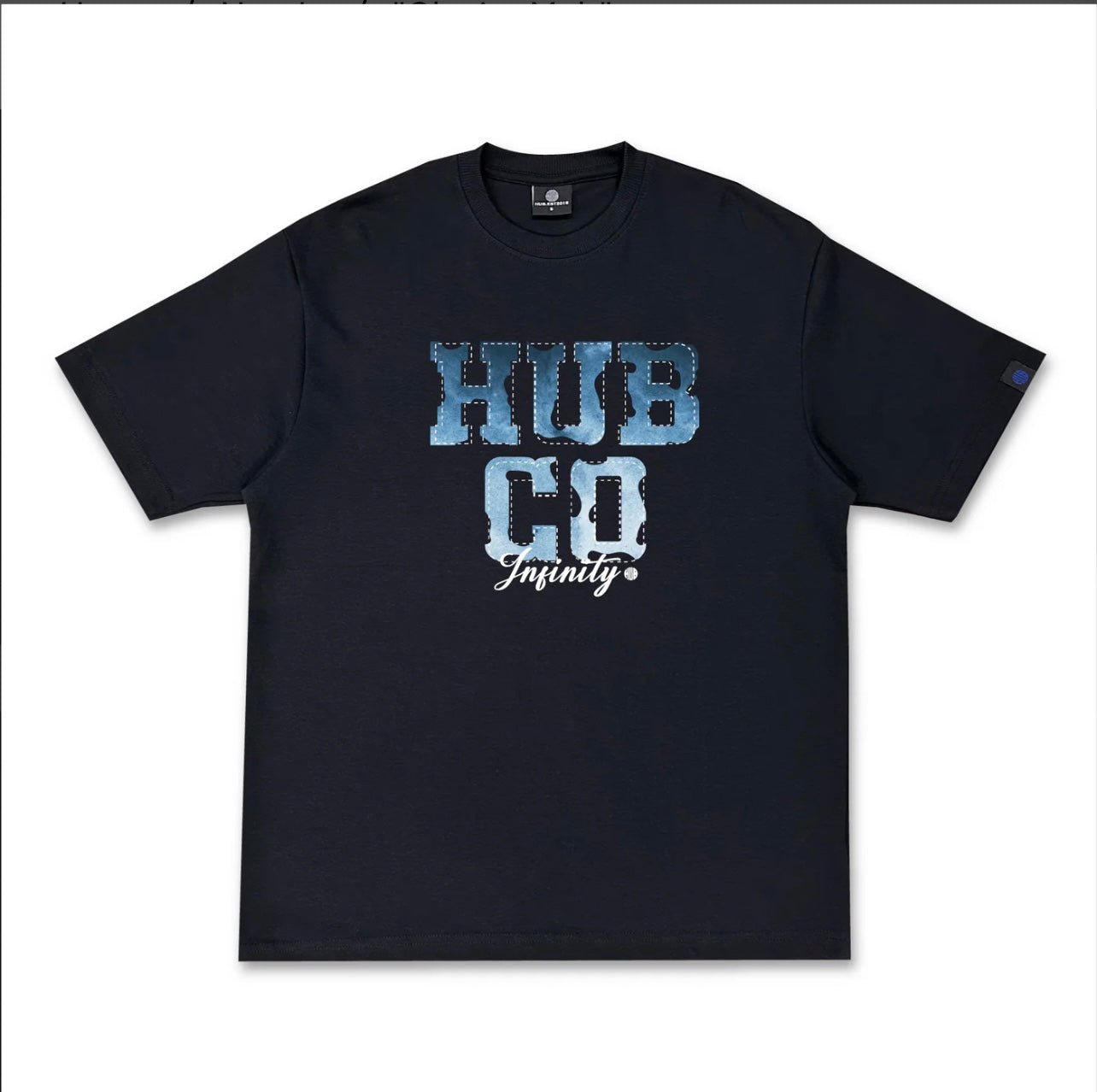 HUBCO GLACIER MELT TEE BLACK