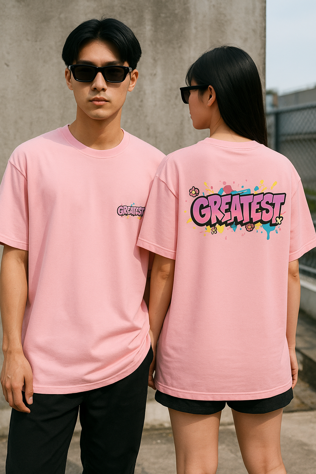 GOAT PLAYGROUND POP T SHIRT LIGHT PINK
