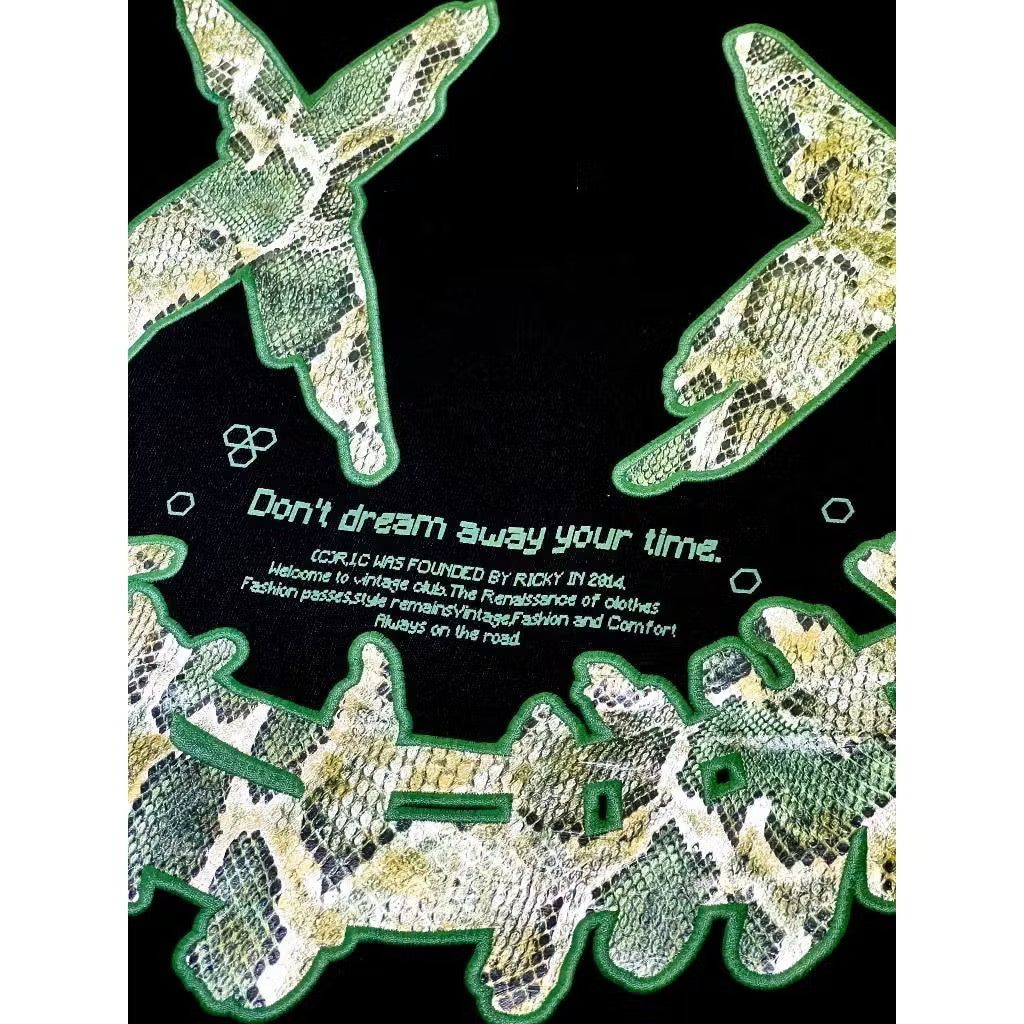 RICKYISCLOWN GREEN PHYTON WHITE TEE