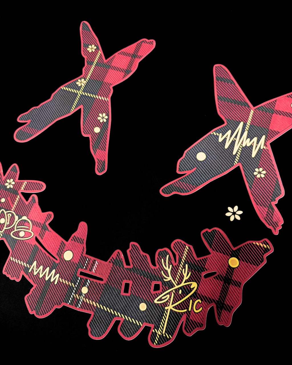 PARODY SMILEY FACE DESIGN 036 BLACK T SHIRT