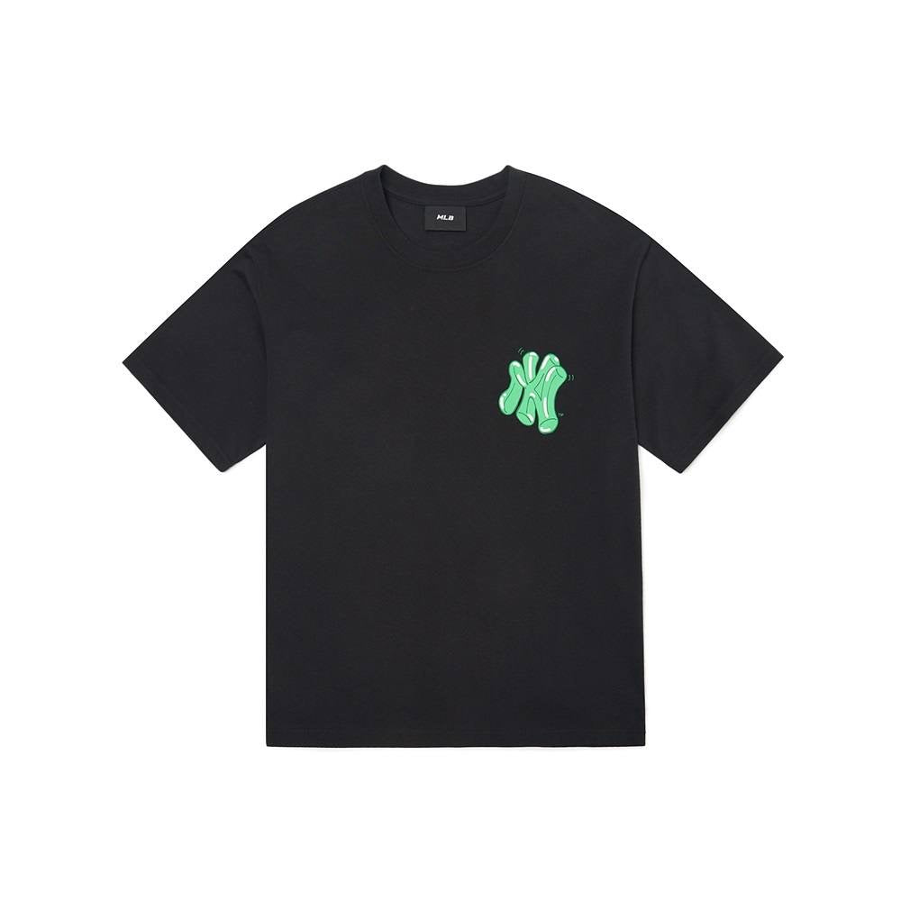 MLB GREEN WHITE LIKE TEE BLACK