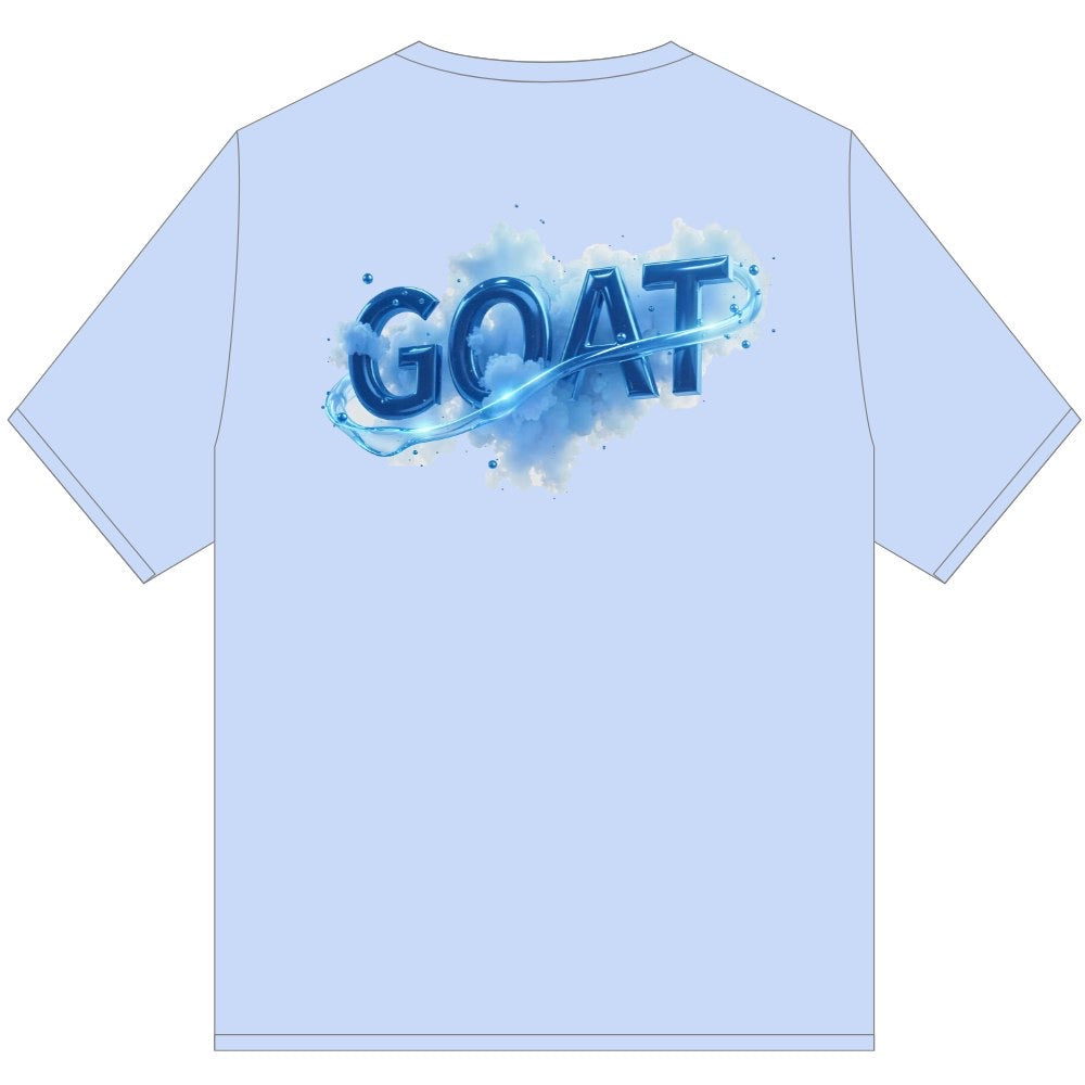 GOAT HYDRO LOOP TEE SHIRT BLUE