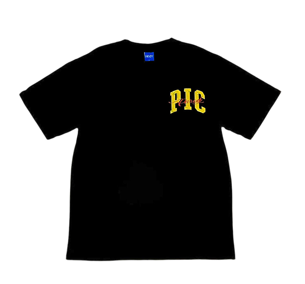 PARODY SMILEY FACE DESIGN 019 BLACK T SHIRT