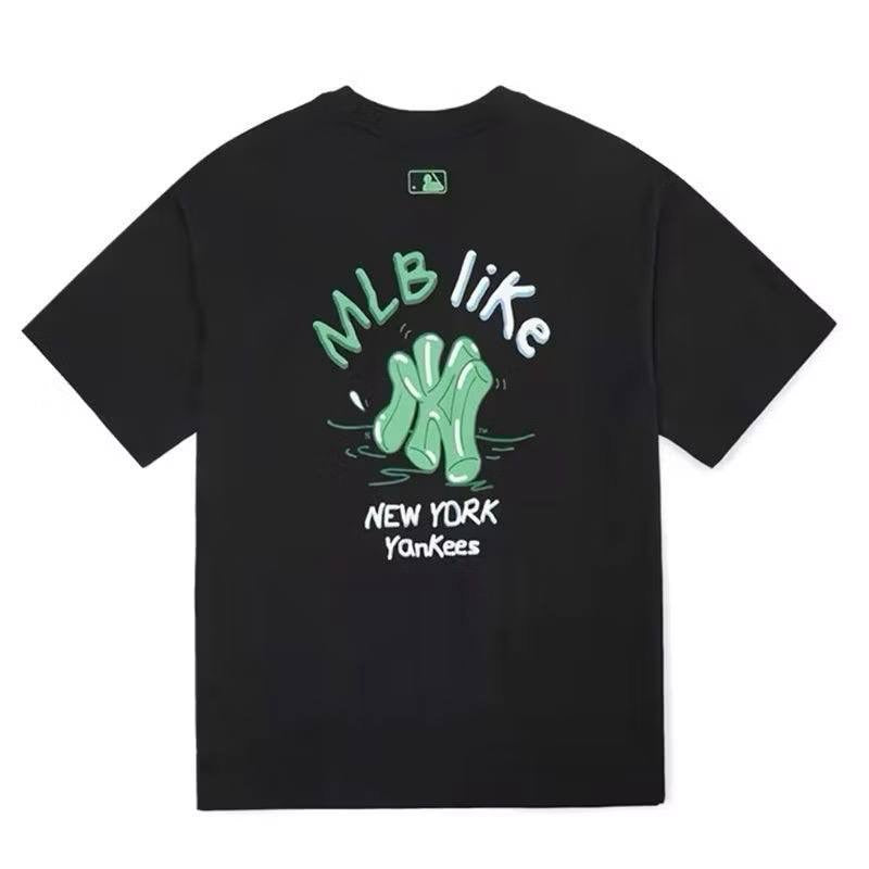 MLB GREEN WHITE LIKE TEE BLACK