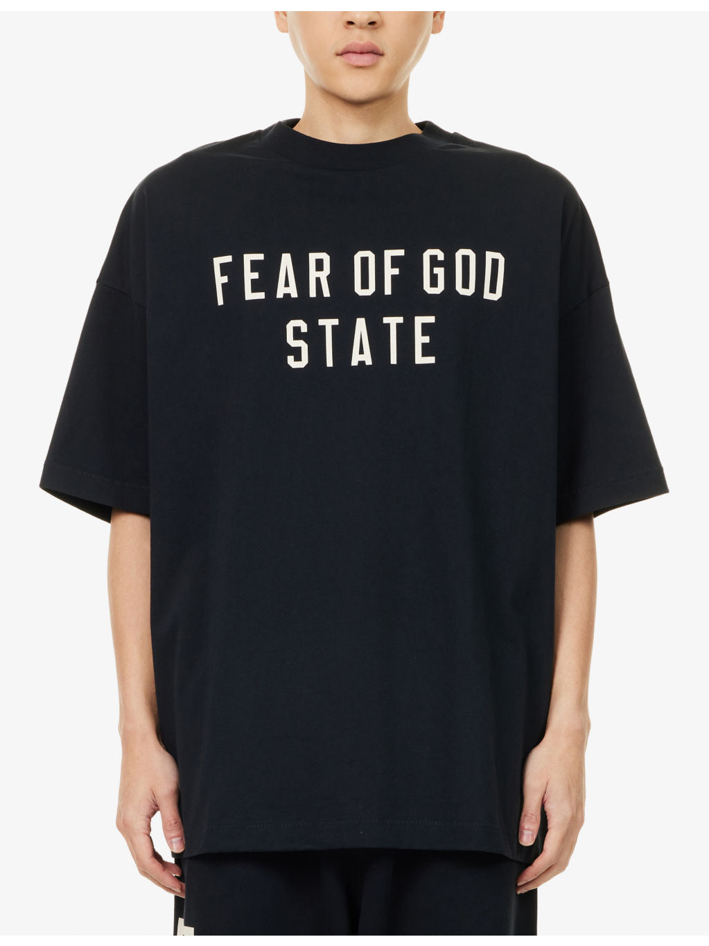 Fear of God Essentials Heavy Crewneck Tee Black (FW24)