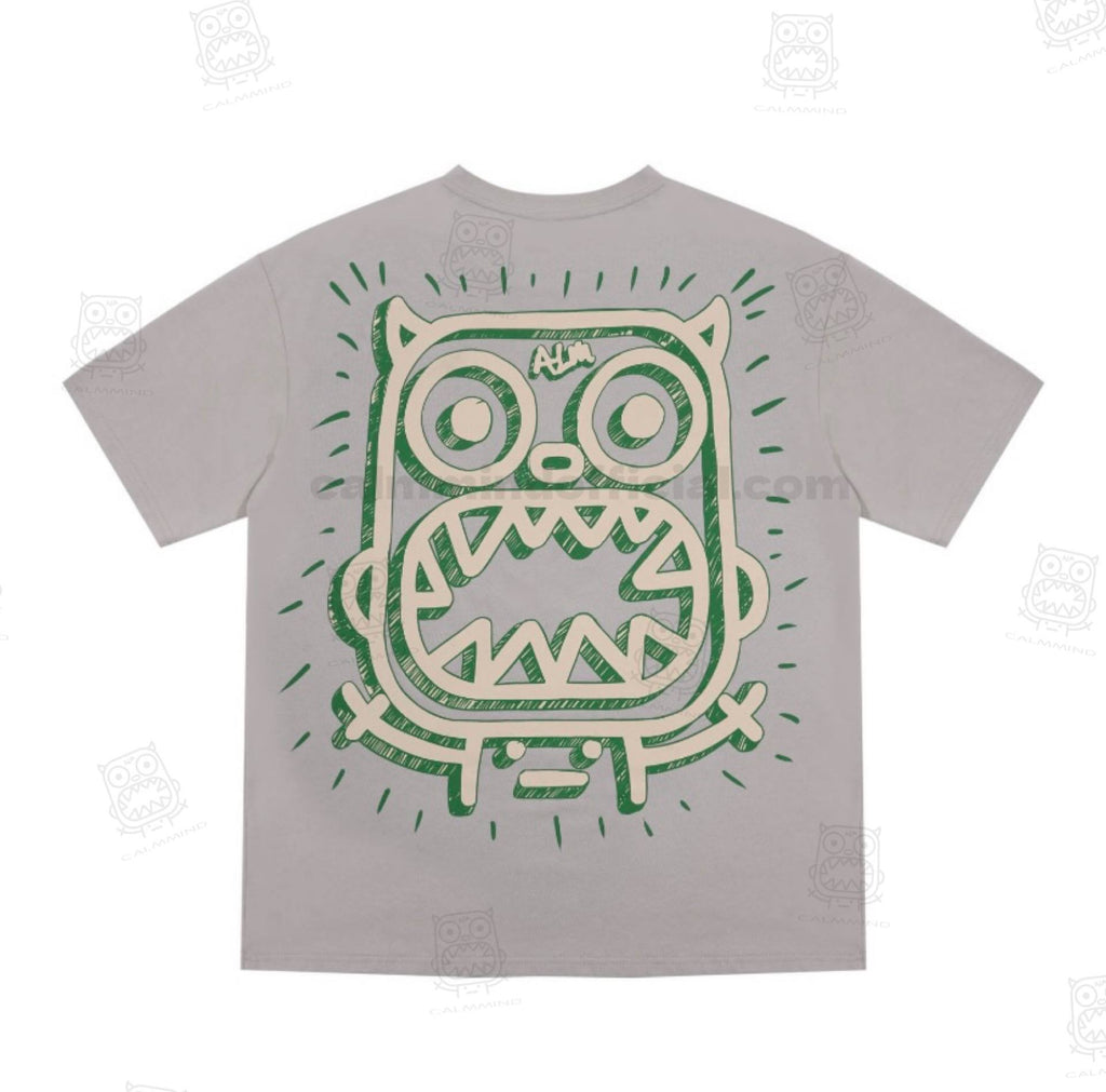 Calmmind Shine Monster T-Shirt Grey