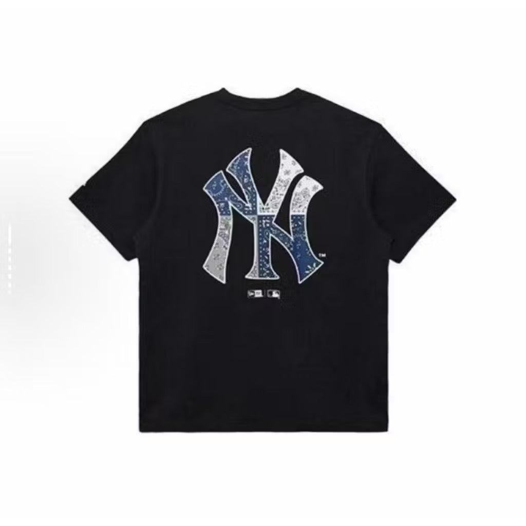 NEW ERA MLB PAISLEY BLACK T SHIRT