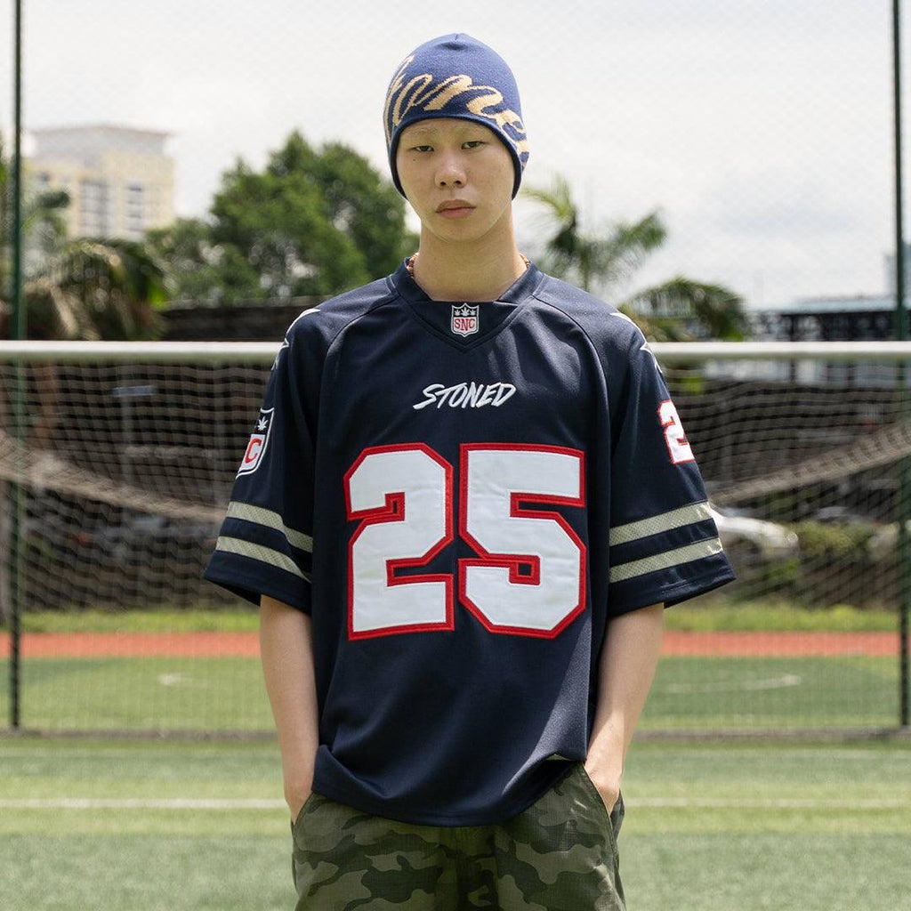 Stoned & Co Force NFL Jersey Navy