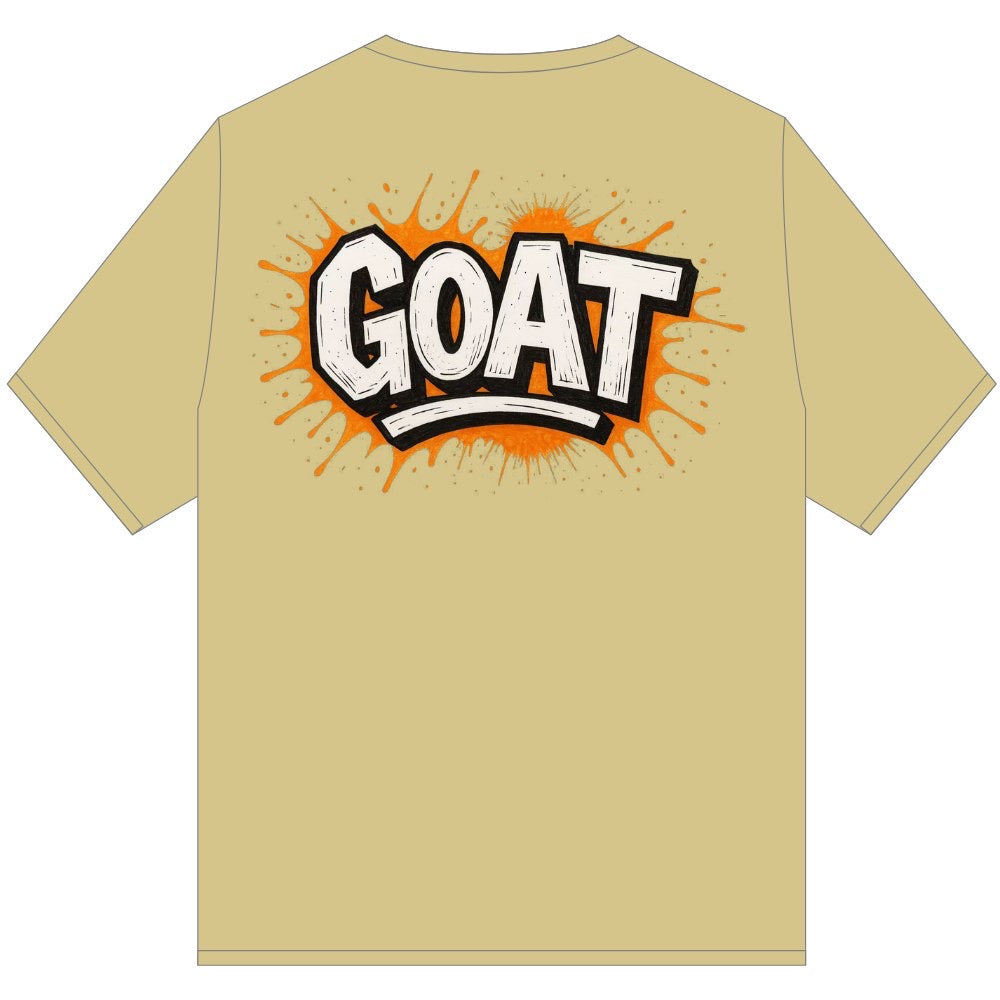 GOAT IMPACT ZONE TEE SHIRT KHAKI