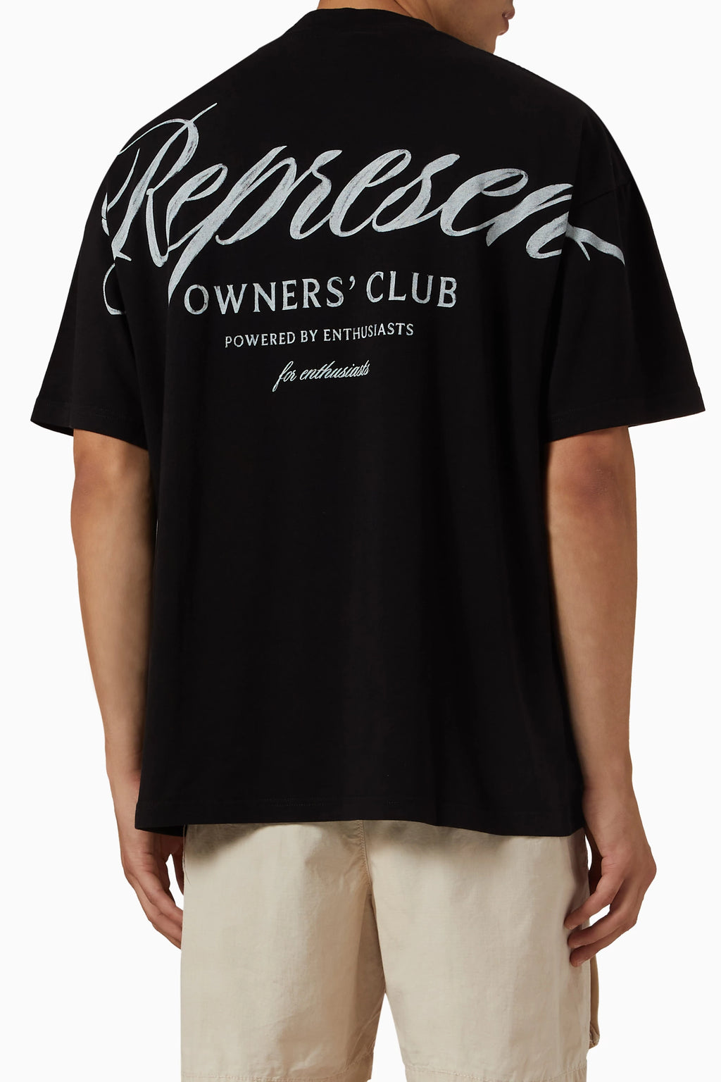 REPRESENT BLACK SCRIPT OWNERS CLUB TEE