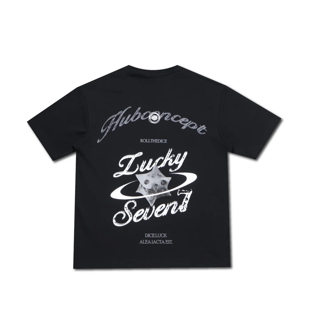 HUBCO LUCKY SEVEN TEE BLACK