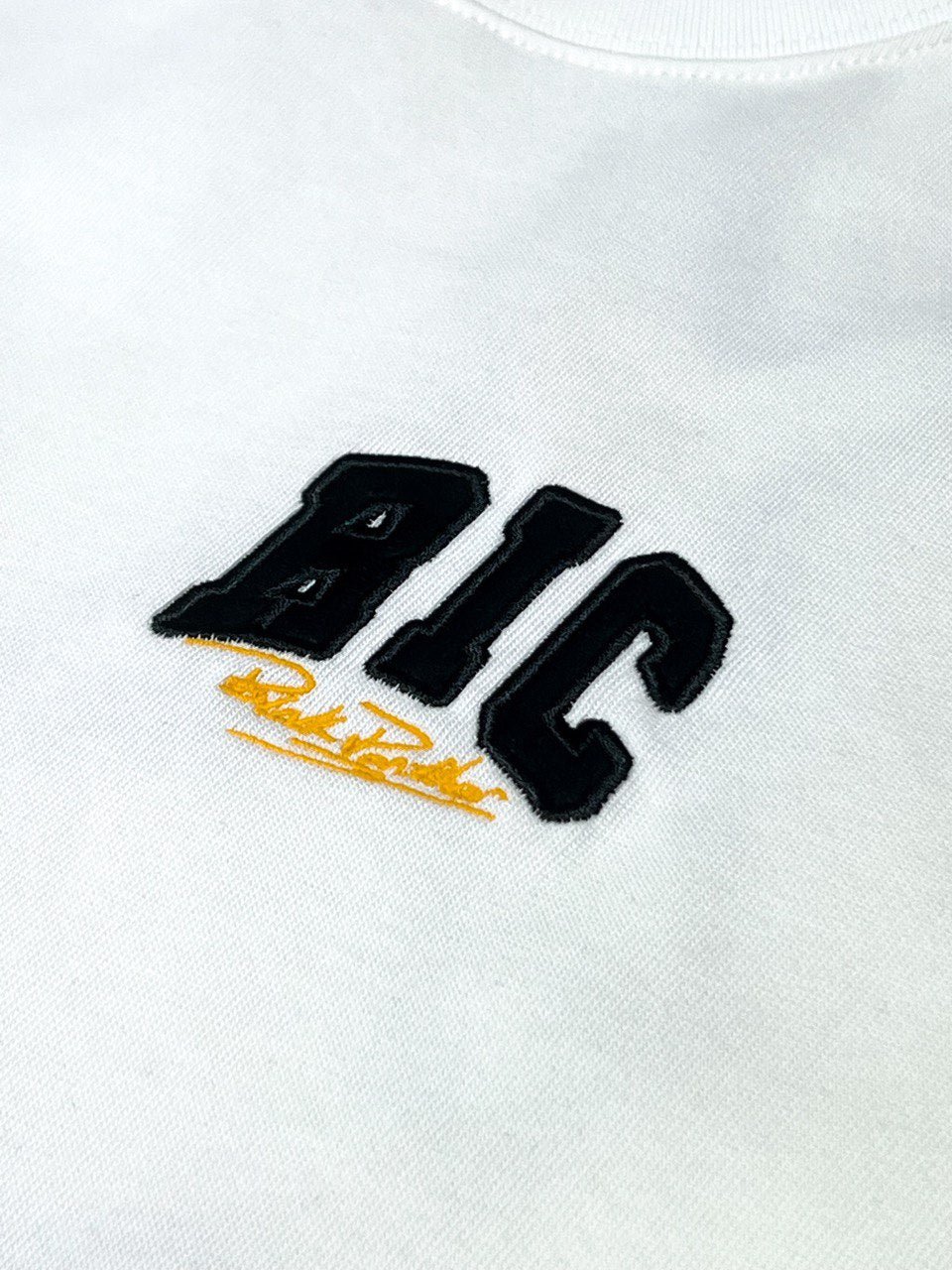 RICKYISCLOWN LEOPARD FUR WHITE T SHIRT