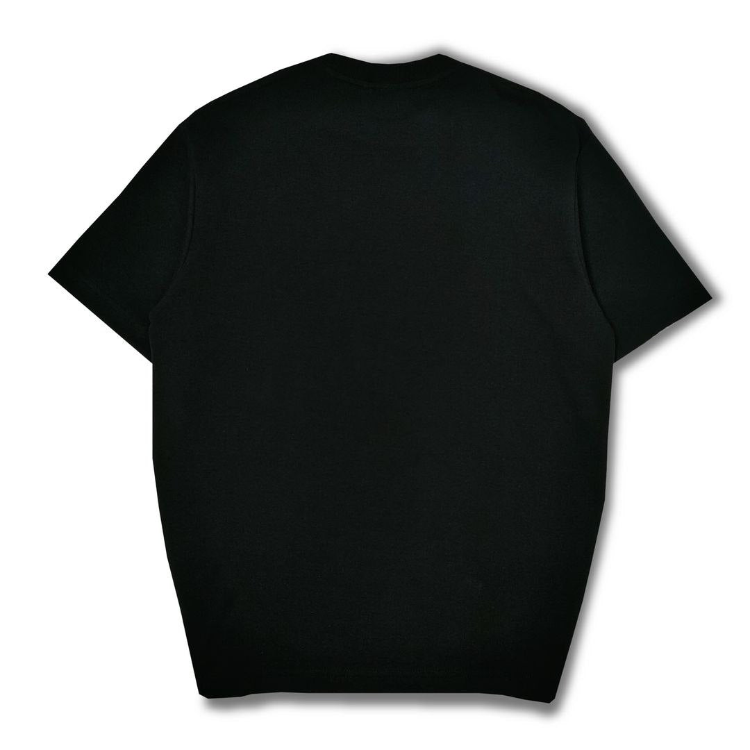 HUBCO CRAFTED LAYER TEE BLACK/WHITE