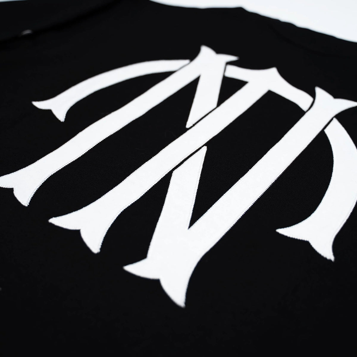 TNTCO AFTER DARK LOGO LONG SLEEVE TEE BLACK