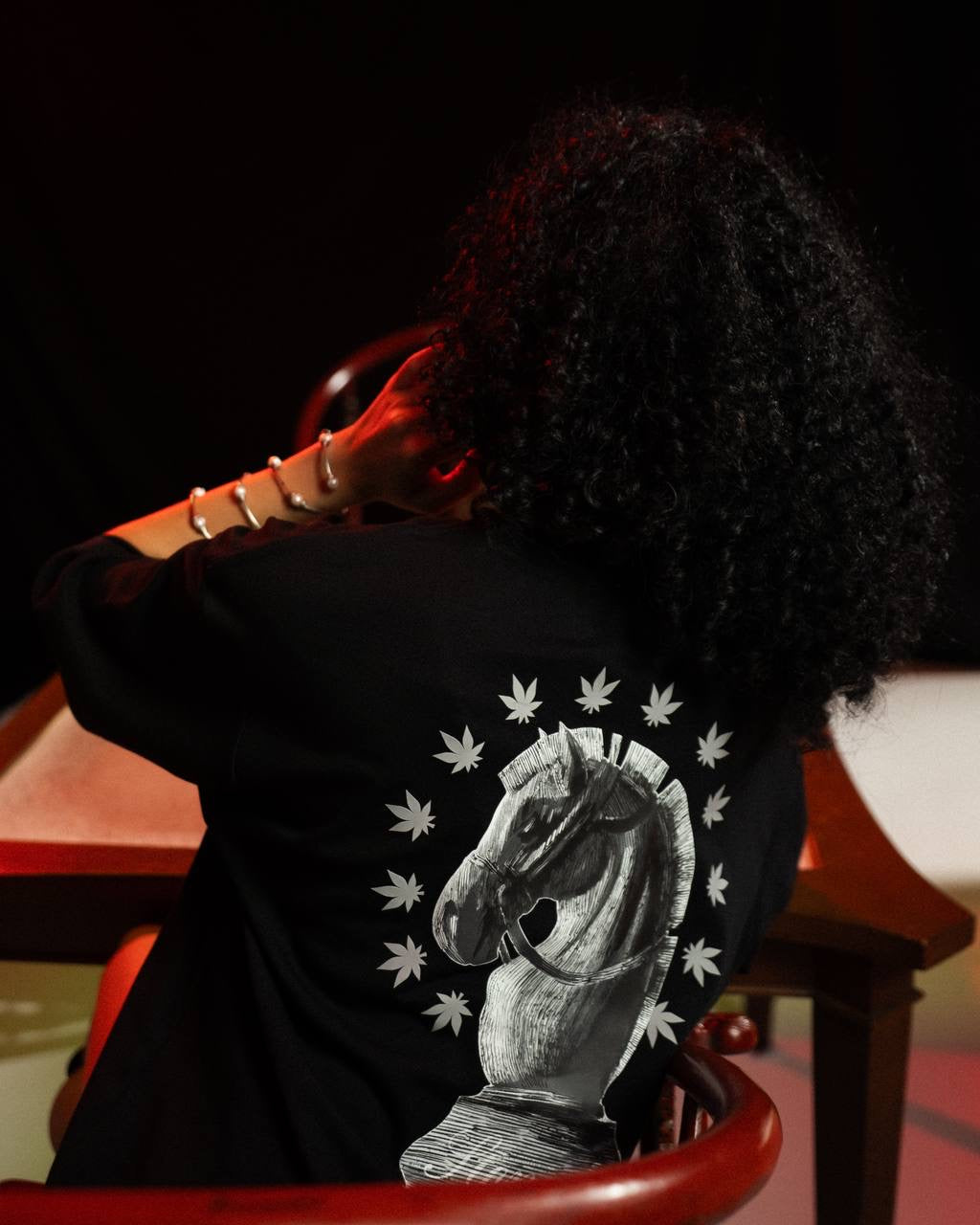 STONED & CO 26: DARK HORSE CHECKMATE BLACK TEE