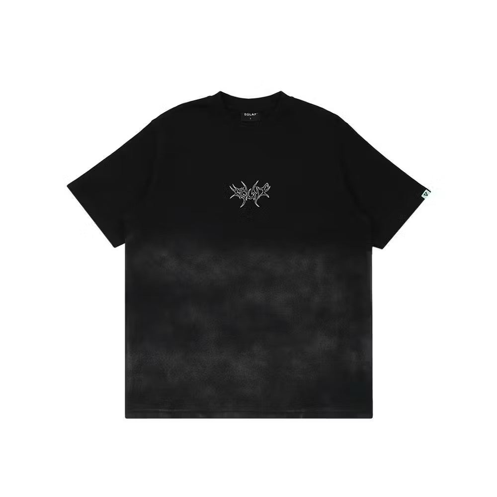 EGLAF THORNED ILLUSION TEE BLACK