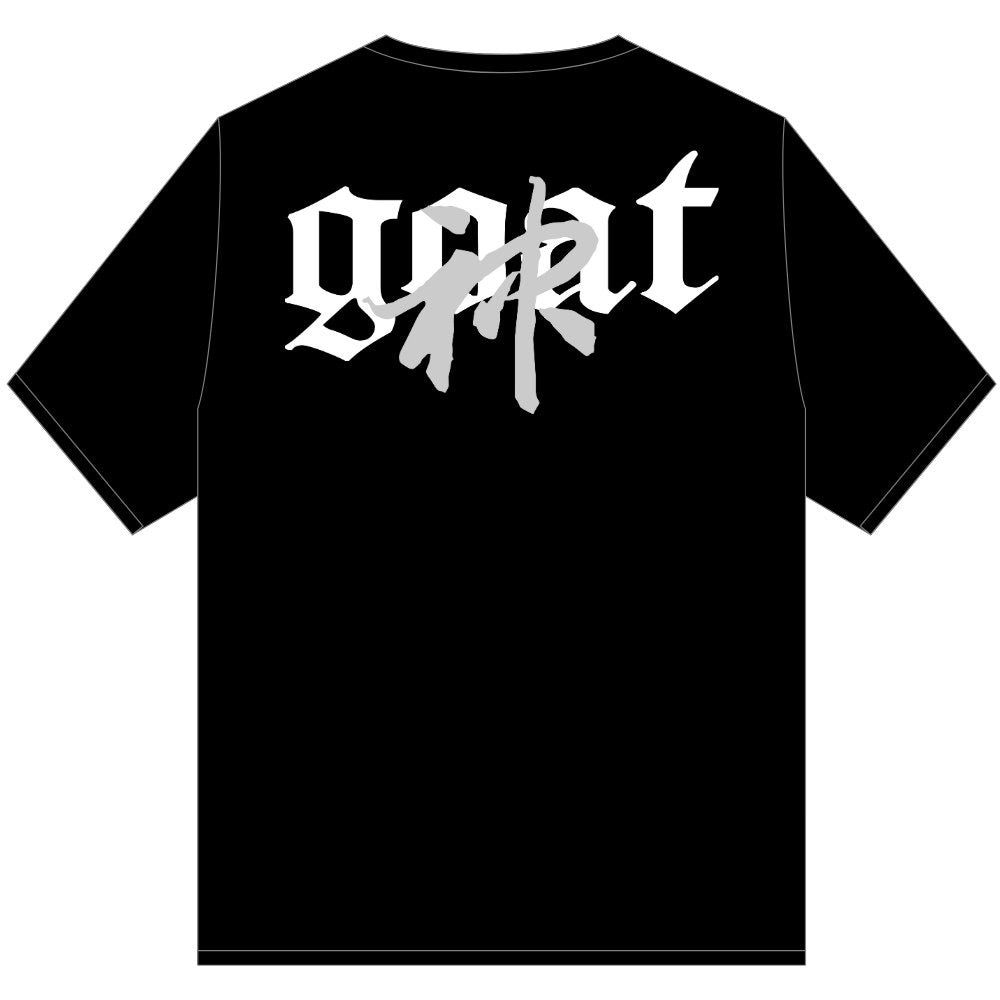 GOAT SHADOW KANJI TEE SHIRT BLACK