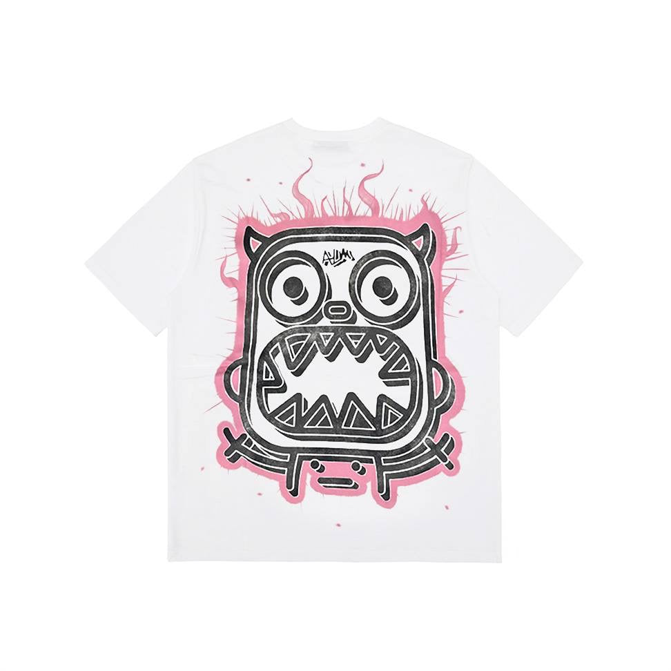 Calmmind Dark Flame Monster Tee White