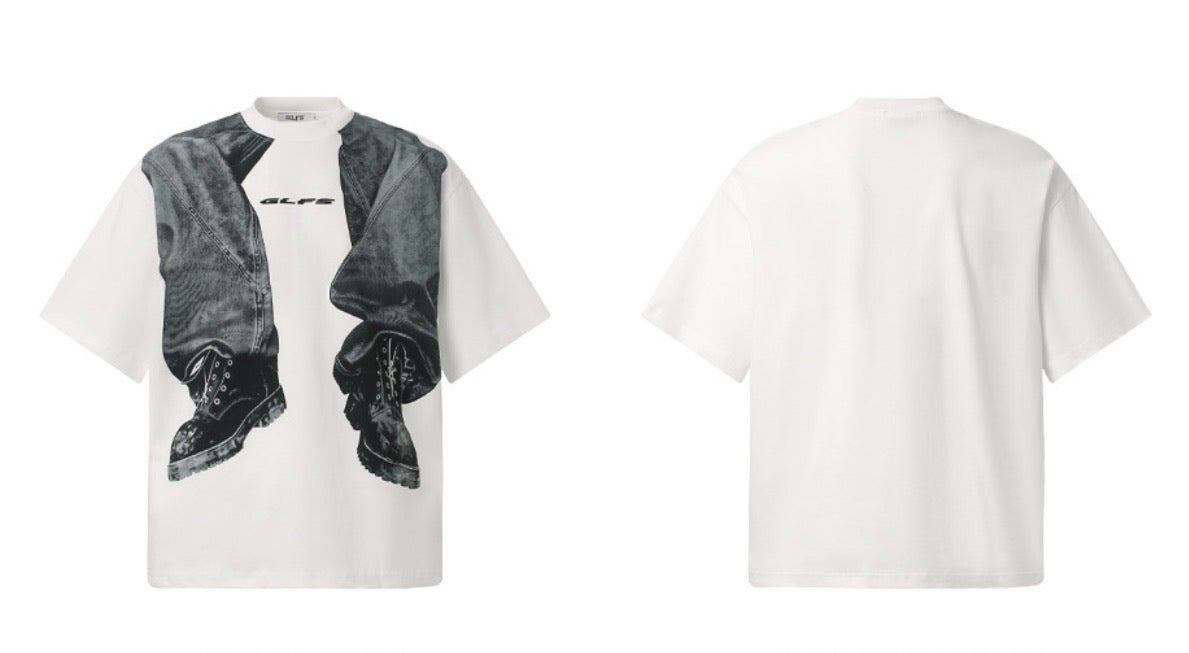 GLFS BOOTS VINTAGE T SHIRT WHITE (PRE-ORDER)