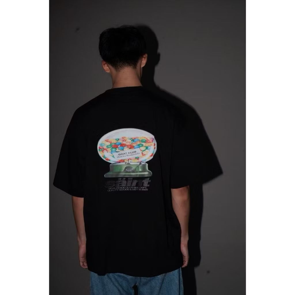 GOAT CANDY CLUB BLACK T SHIRT