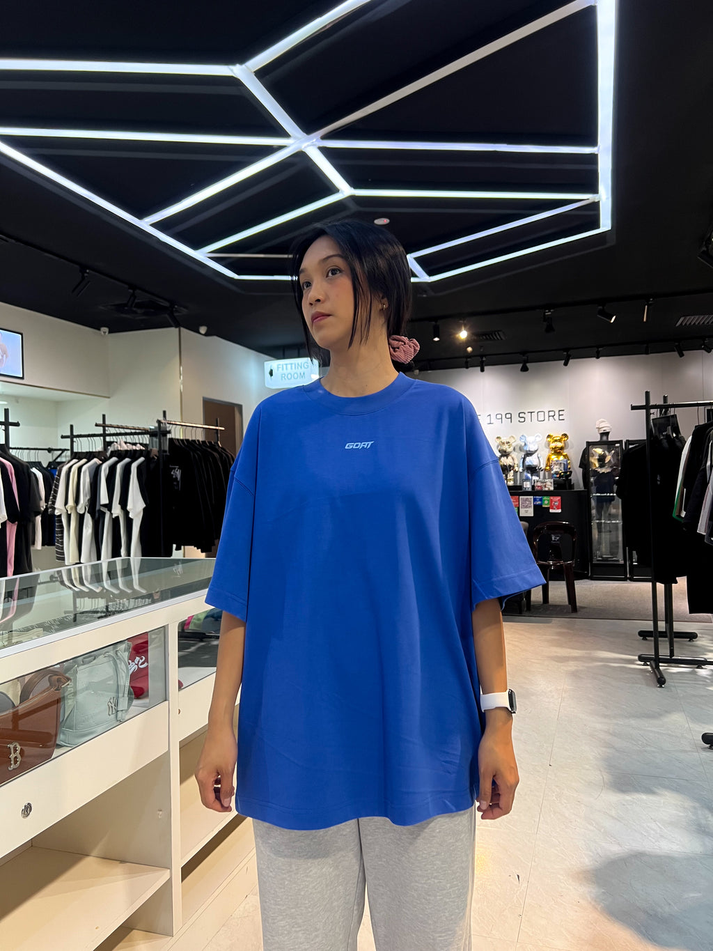 GOAT BIAR HUMBLE TEE BLUE
