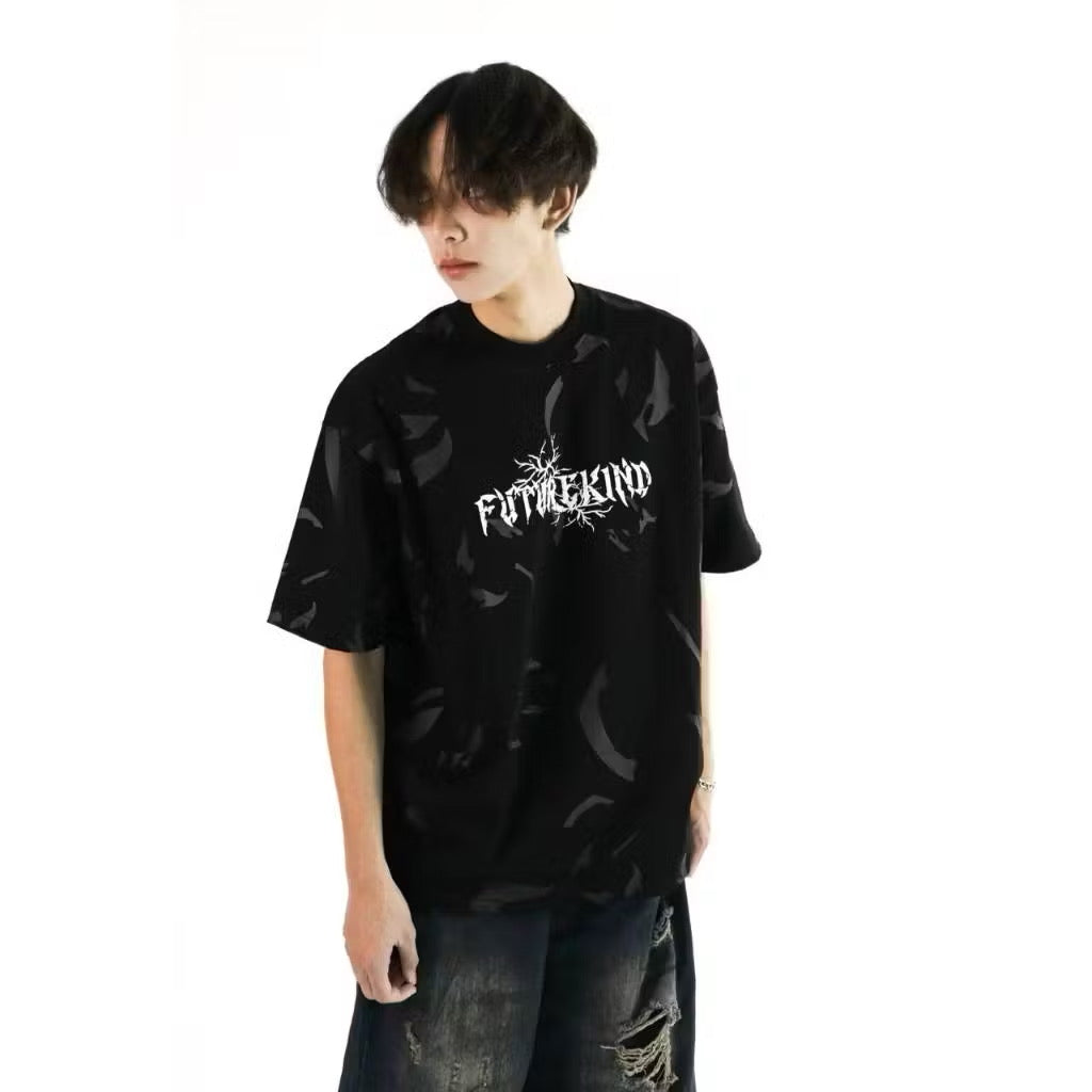 FUTURE KIND TIME CRACK ESSENTIAL BLACK TEE