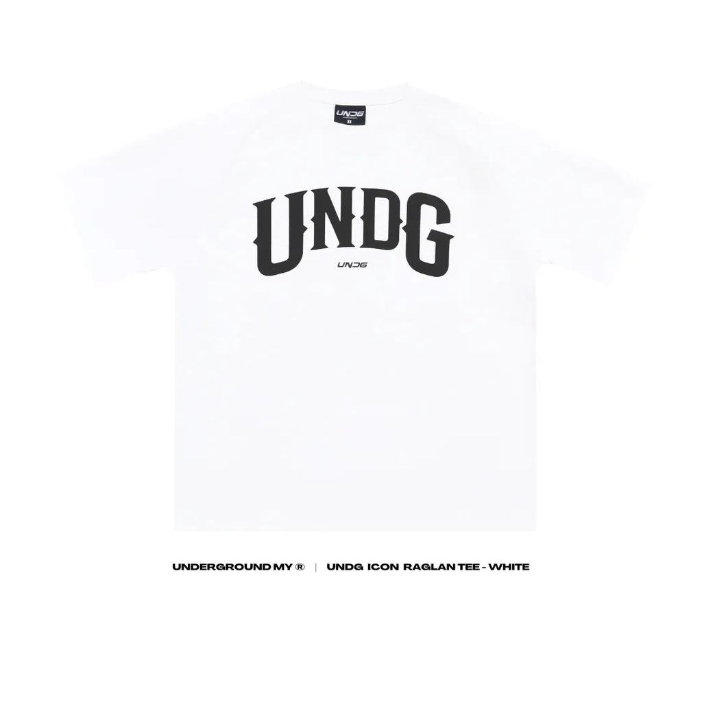 UNDG ICON RAGLAN TEE WHITE