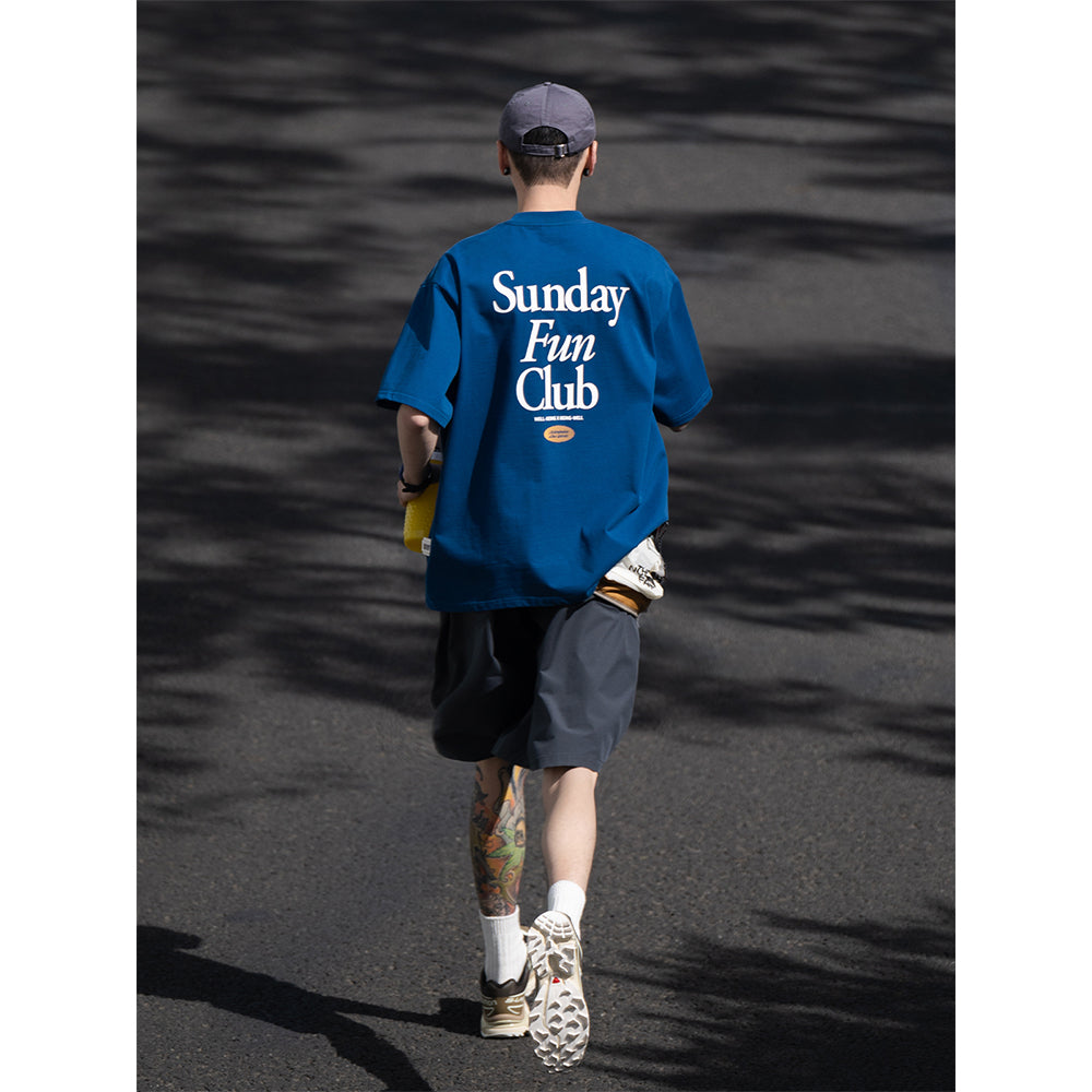 BELLKENIDEA SUNDAYFUNCLUB TEE BLUE