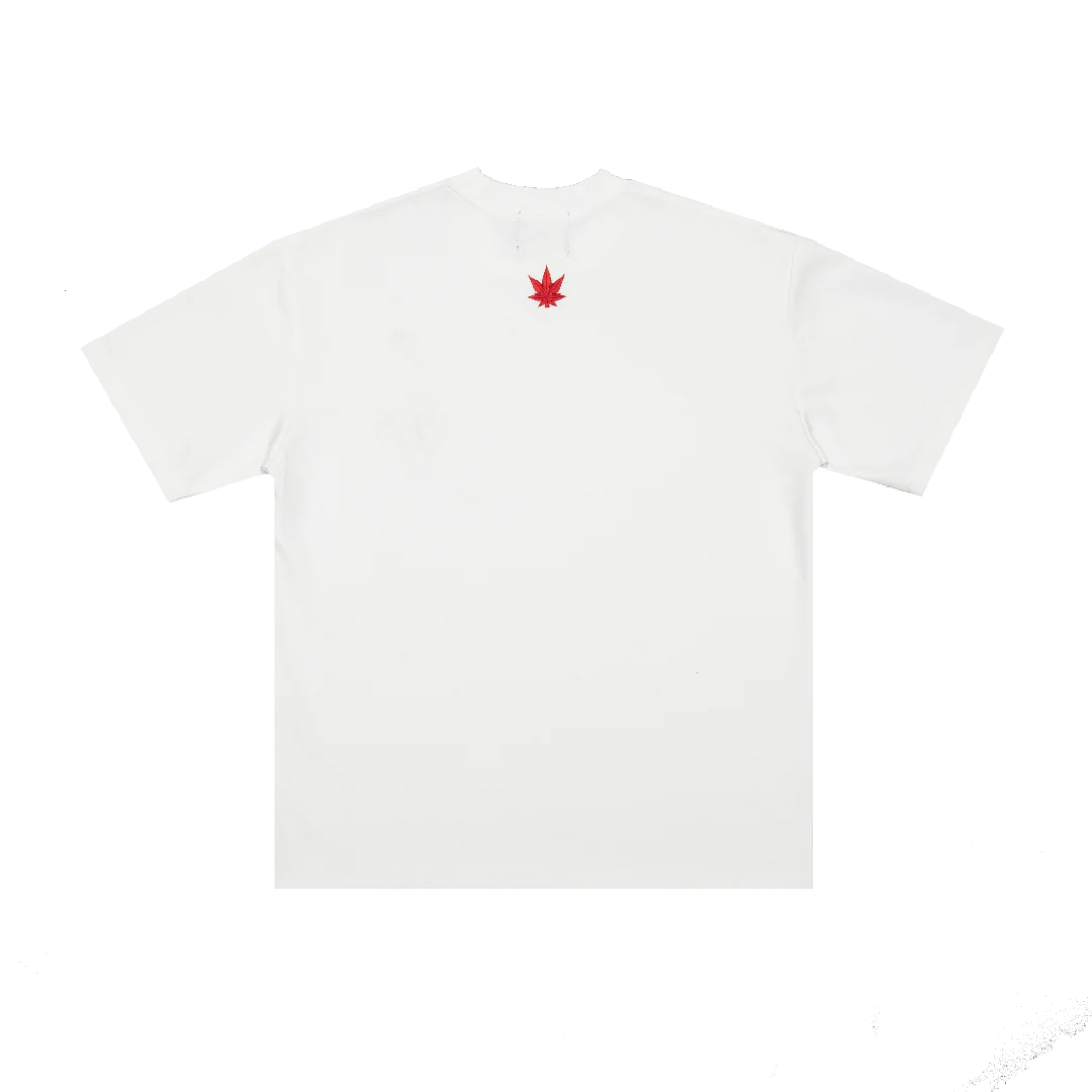 STONED & CO 26: DARK HORSE POLO WHITE TEE