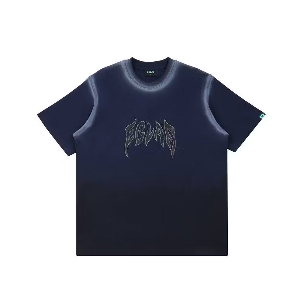 EGLAF FLAMES EHLAF LOGO TEE BLUE