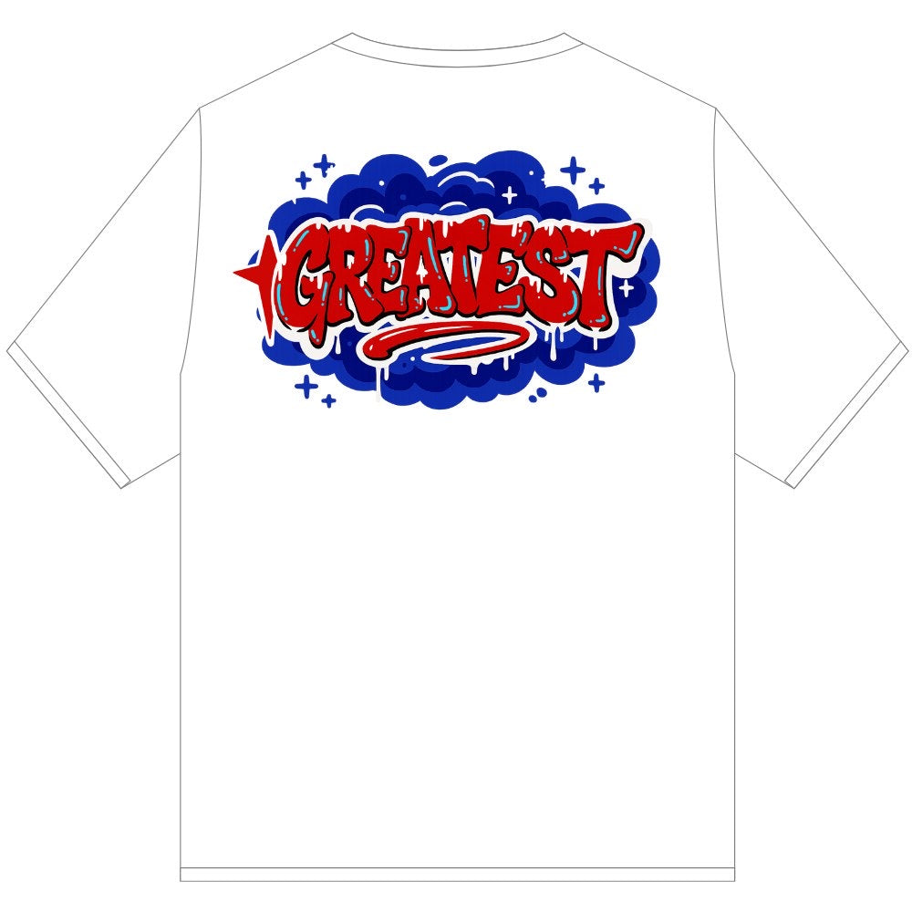 GOAT SKY DRIP TEE SHIRT WHITE