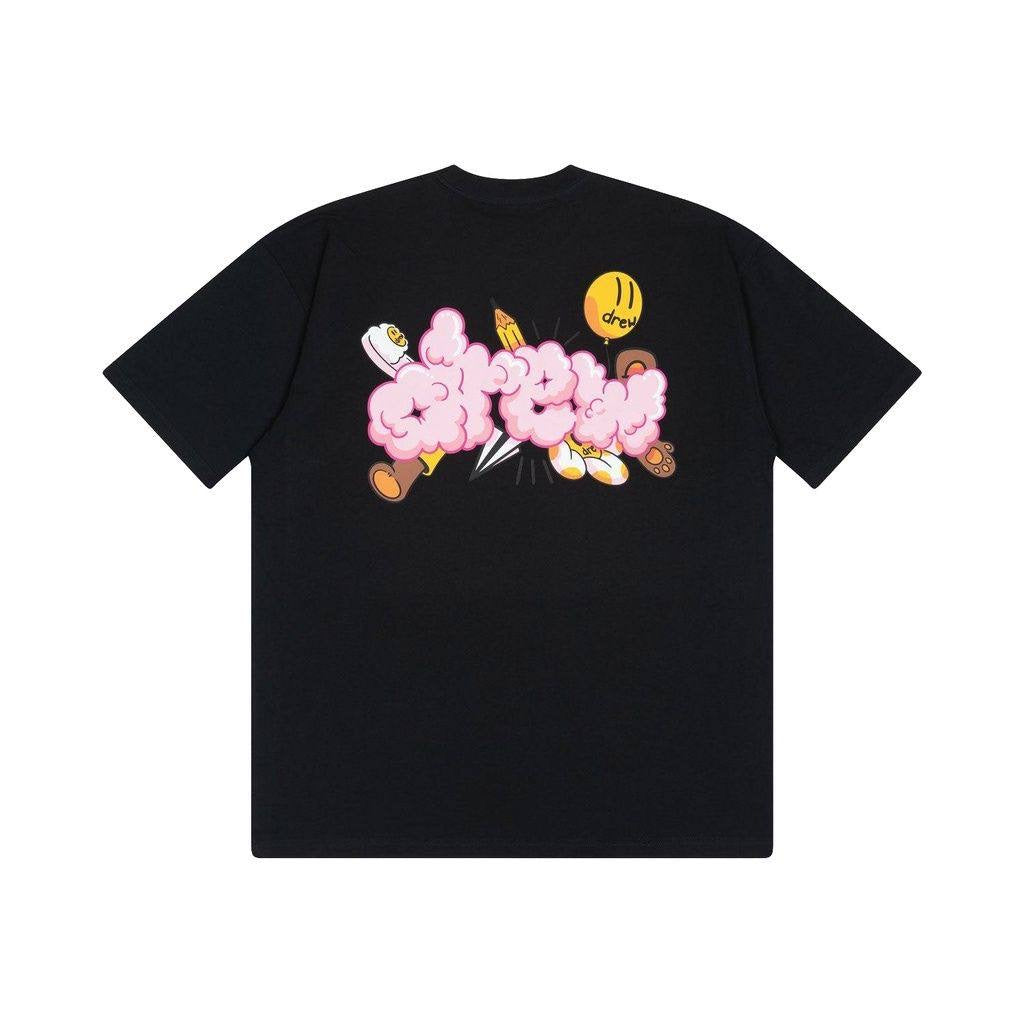 Drew House Doodle Joy T-shirt Black